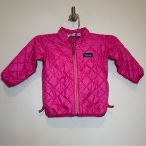 Pink Baby Patagonia Nano Puff Jacket 3-6m